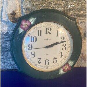 Howard Miller Decorative Wood Wall Clock Vintage 612-607 / Not Working